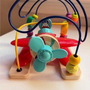 Amazon Red and Blue Bead Maze Airplane Toy